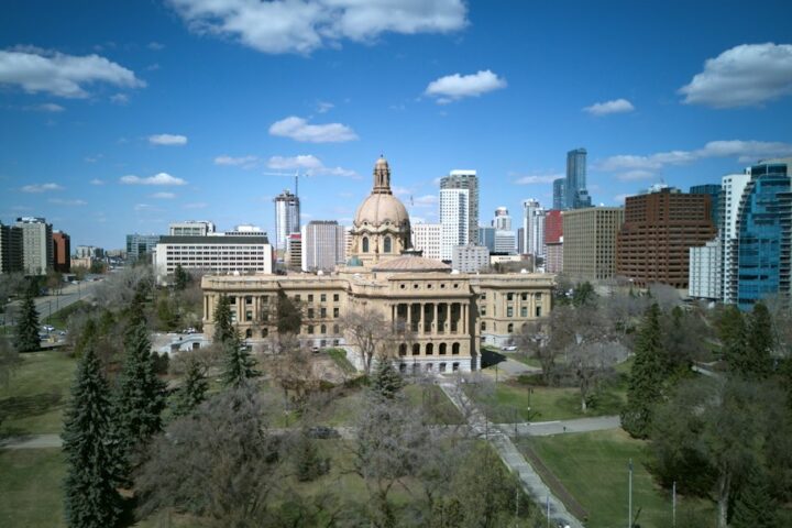 Alberta Legislature Building in Edmonton