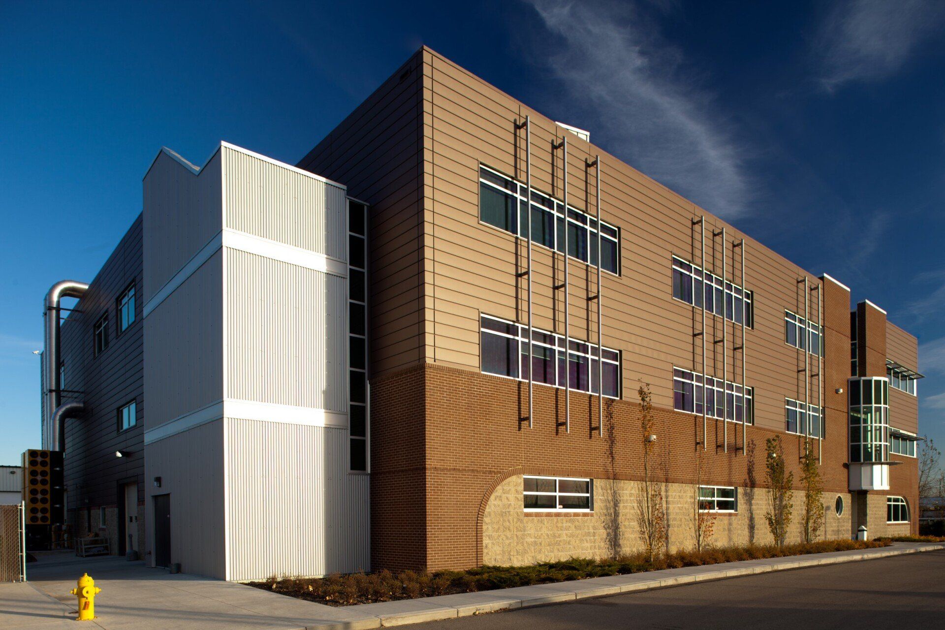 Exterior of the Alberta Pipe Trades College in northwest Edmonton